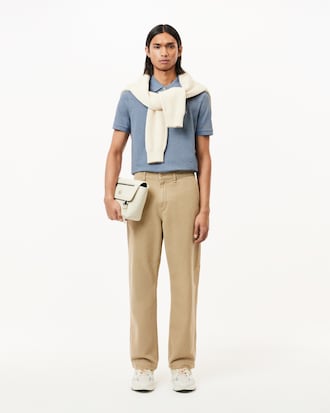 Polo slim fit in piqué L.12.12