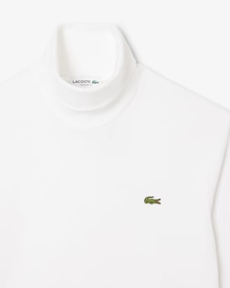 T-shirt con collo alto a maniche lunghe