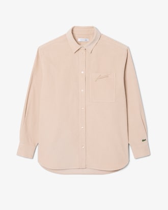 Overshirt XL in velluto a coste