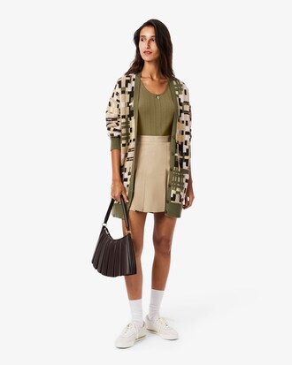 Canotta slim fit Pointelle in maglia di cotone