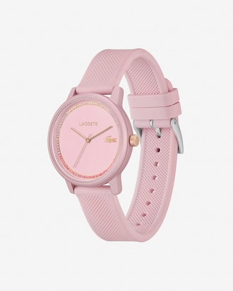 Orologio a 3 Lancette in silicone color cipria Lacoste.12.12 Go