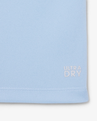 Polo in piqu&eacute; Ultra Dry a righe con marchio