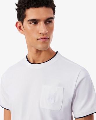 T-shirt da tennis Ultra Dry con stemma Heritage