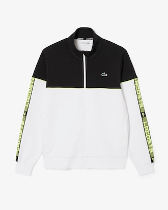 Felpa da tennis con zip color block