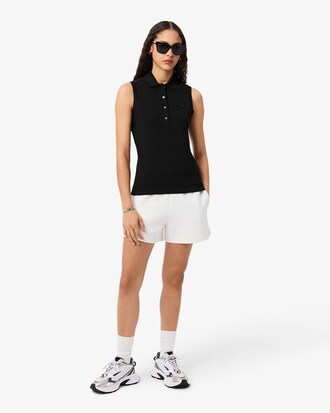 Polo slim fit senza maniche elasticizzata L.12.D