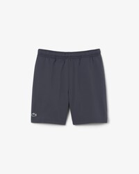 Shorts sportivi in taffetà a rombi