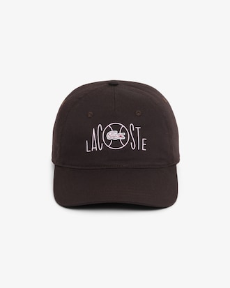 Cappellino in twill di cotone stampato