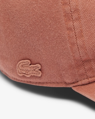 Cappellino in twill di cotone lavato