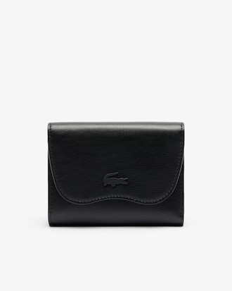 Portafoglio in pelle con zip Lora