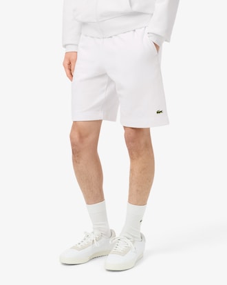 Shorts in tessuto felpato regular fit