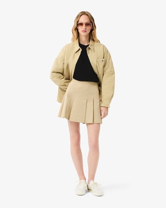 T-shirt oversize con logo in cotone taglio corto