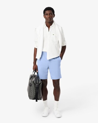 Shorts in tessuto felpato regular fit