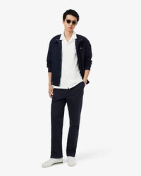 Pantaloni chino regular fit in twill di cotone