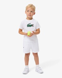 Shorts sportivi in taffet&agrave; a rombi