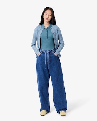 Polo slim fit in cotone a costine L.12.D