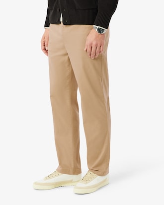 Pantaloni chino regular fit in twill di cotone