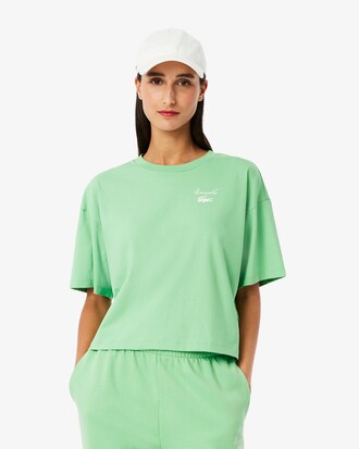 T-shirt in cotone con logo