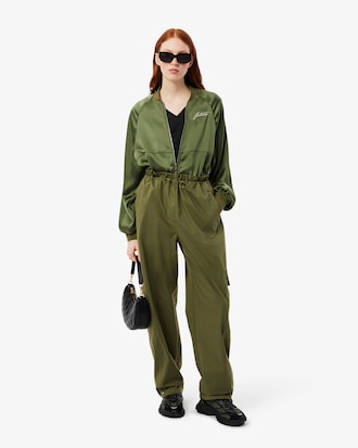 T-shirt con scollo a V in morbido cotone relaxed fit