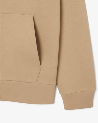 Felpa con cappuccio in pile con zip
