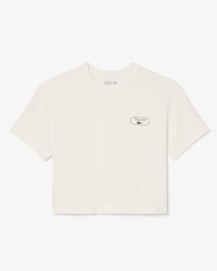 T-shirt oversize con stemma Tennis Heritage