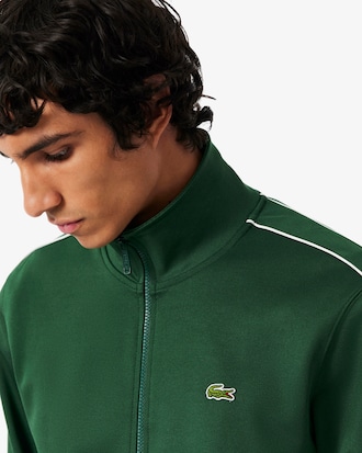 Giacca della tuta con zip in piqué Paris