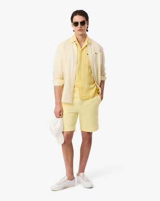 Shorts in tessuto felpato regular fit