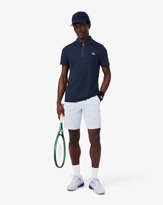 Polo tennis Ultra Dry elasticizzata in jacquard