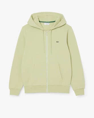 Felpa in tessuto felpato classic fit con zip