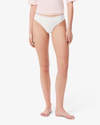 Confezione di 3 tanga in cotone stretch