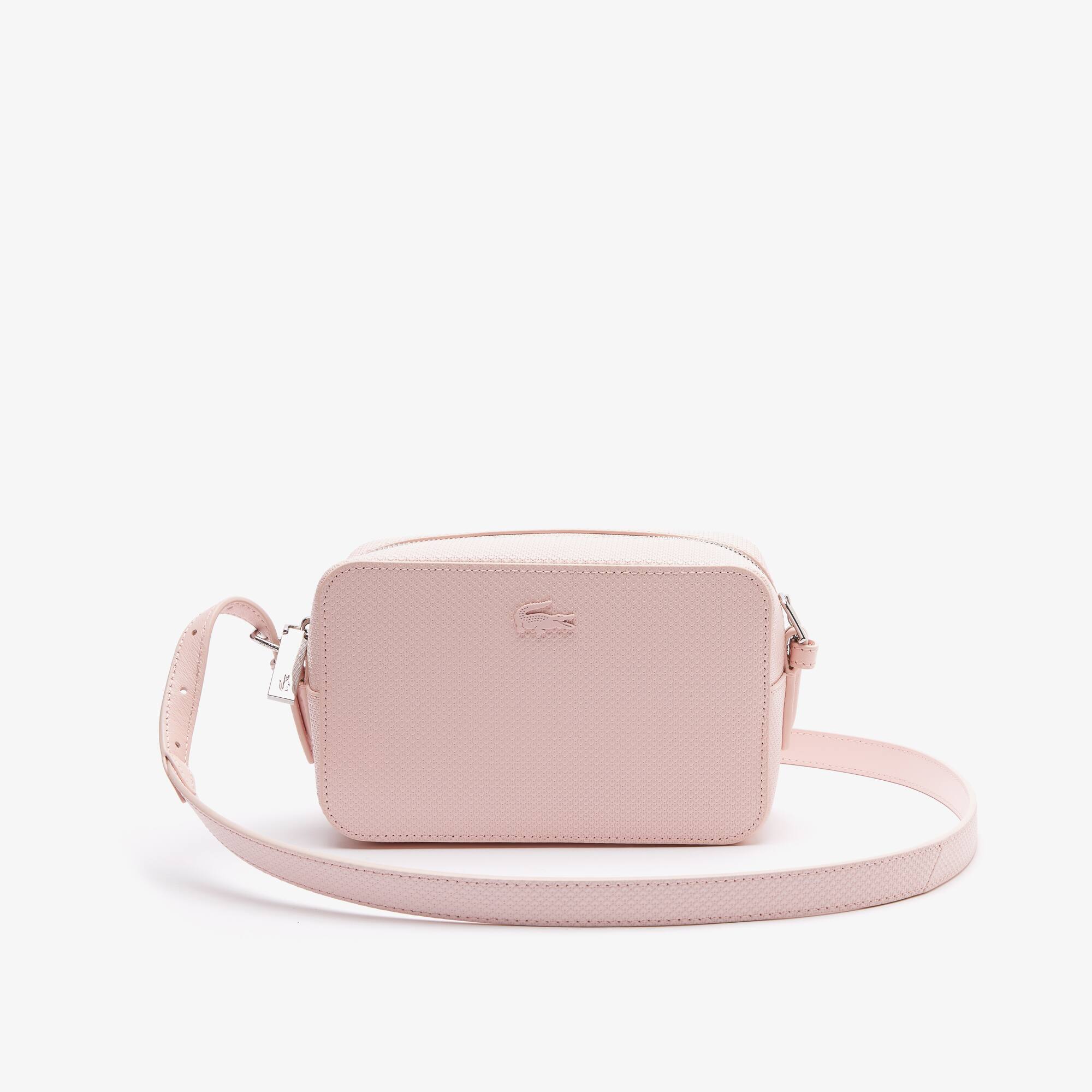 Lacoste Unisex Chantaco Piqué Leather Small Shoulder Bag. 1 Lacoste Unisex Chantaco Piqué Leather Small Shoulder Bag. 1