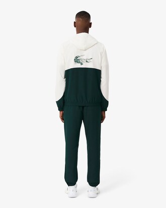 Tuta sportiva colorblock con stampa