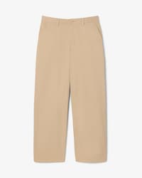 Pantaloni chino loose fit in cotone elasticizzato