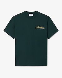 T-shirt con firma ricamata Made in France