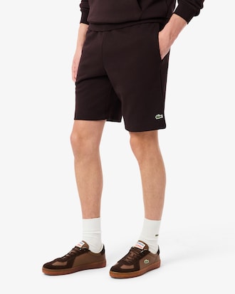 Shorts in tessuto felpato regular fit
