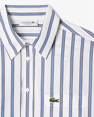 Camicia oversize in popeline