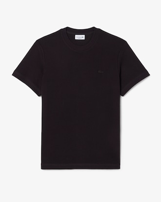 T-shirt in cotone e pizzo