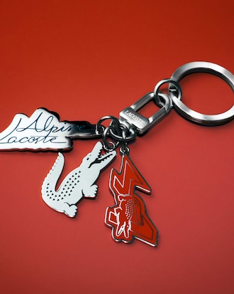 Portachiavi con charm Lacoste x Alpine