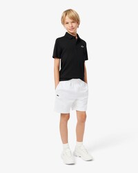 Shorts sportivi in taffet&agrave; a rombi