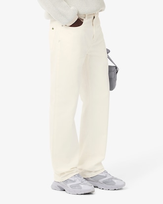 Jeans a 5 tasche dal taglio dritto