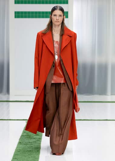 Lacoste SS26 runway show look