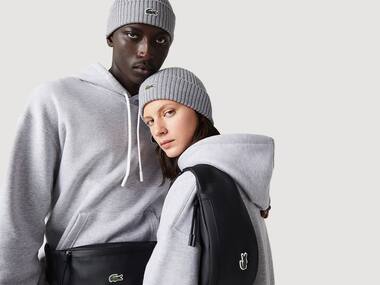 Iconische heuptas van Lacoste