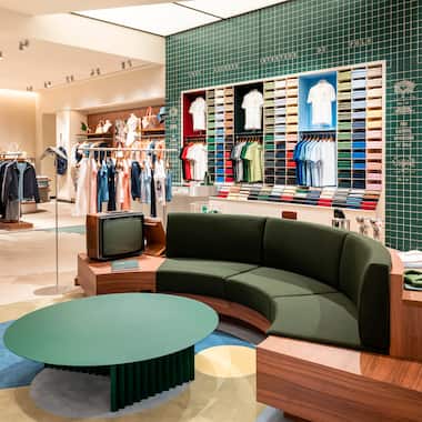 Nieuwe Lacoste store in Nice