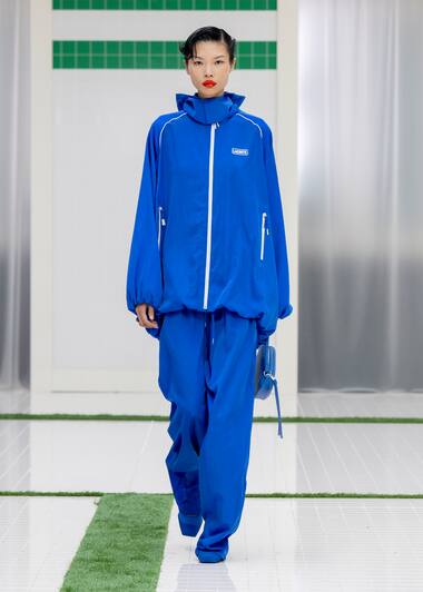 Lacoste SS26 runway show look