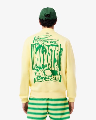 Fleece Sweatshirt met Grafische Druck