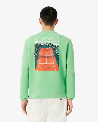 Roland-Garros Editie Piqu&eacute; Sweatshirt