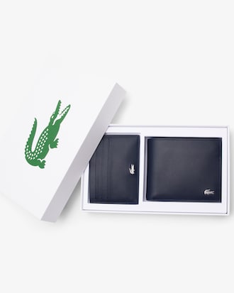 Cadeauset met Leren FG Portefeuille en Pasjeshouder