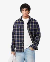 Oversized Overhemd met Blokmotief