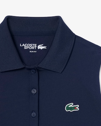 Slim Fit Stretch Golfpolohemd met UV-bescherming