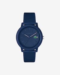 Lacoste.12.12-horloge heren met blauwe siliconen band