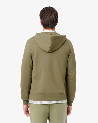 Fleece Hoodie met Rits